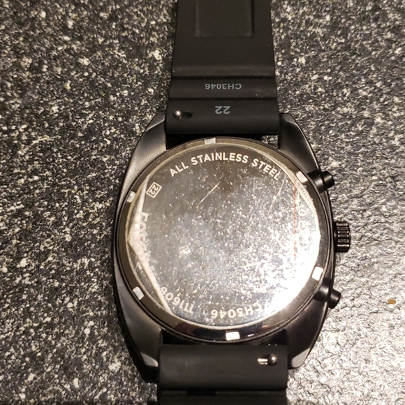Fossil quartz mens watch - Picture 3 of 8